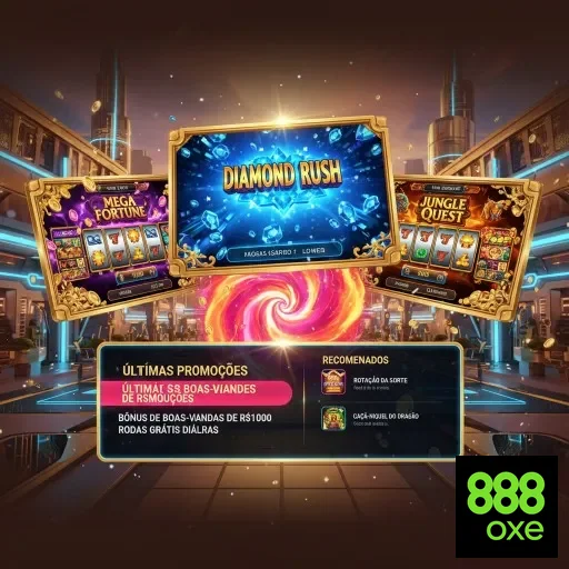 Tela do aplicativo 888oxe com jogos de cassino mobile.