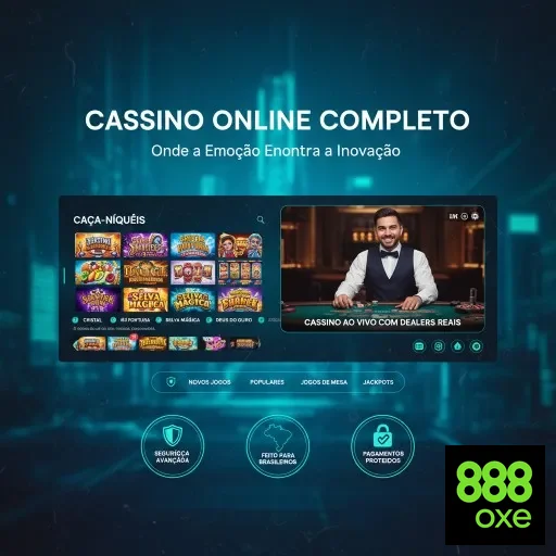 Interface de cassino online da 888oxe com jogos e dealers.