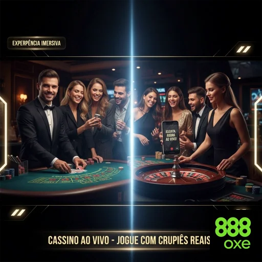 Jogadores desfrutam de cassino ao vivo na 888oxe com crupiês.