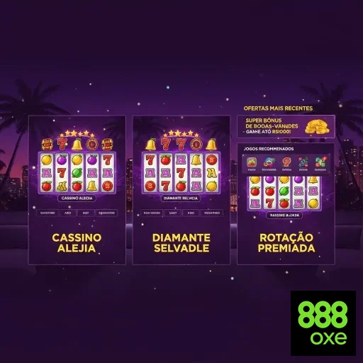 Jogos de slots da 888oxe com destaque para Diamante Selvade.